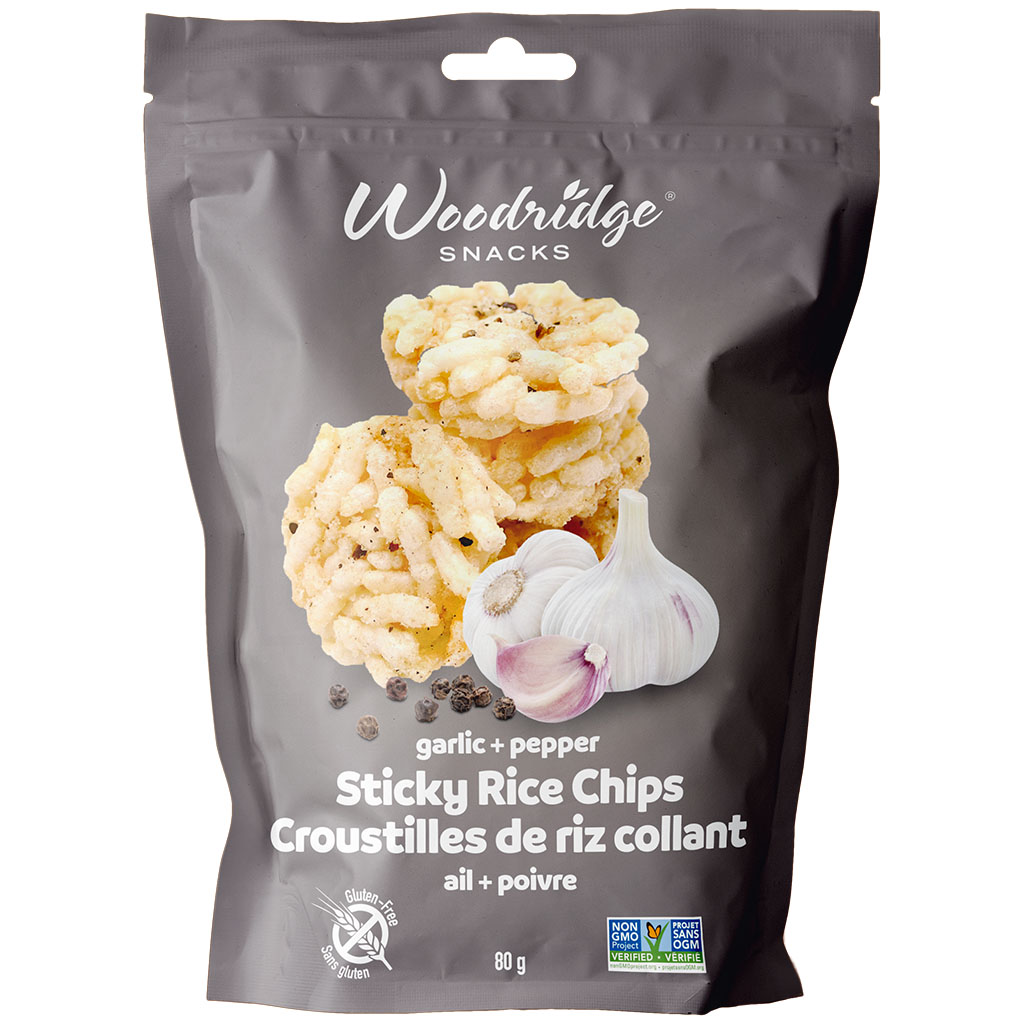 Sticky Rice Chips – Garlic & Pepper