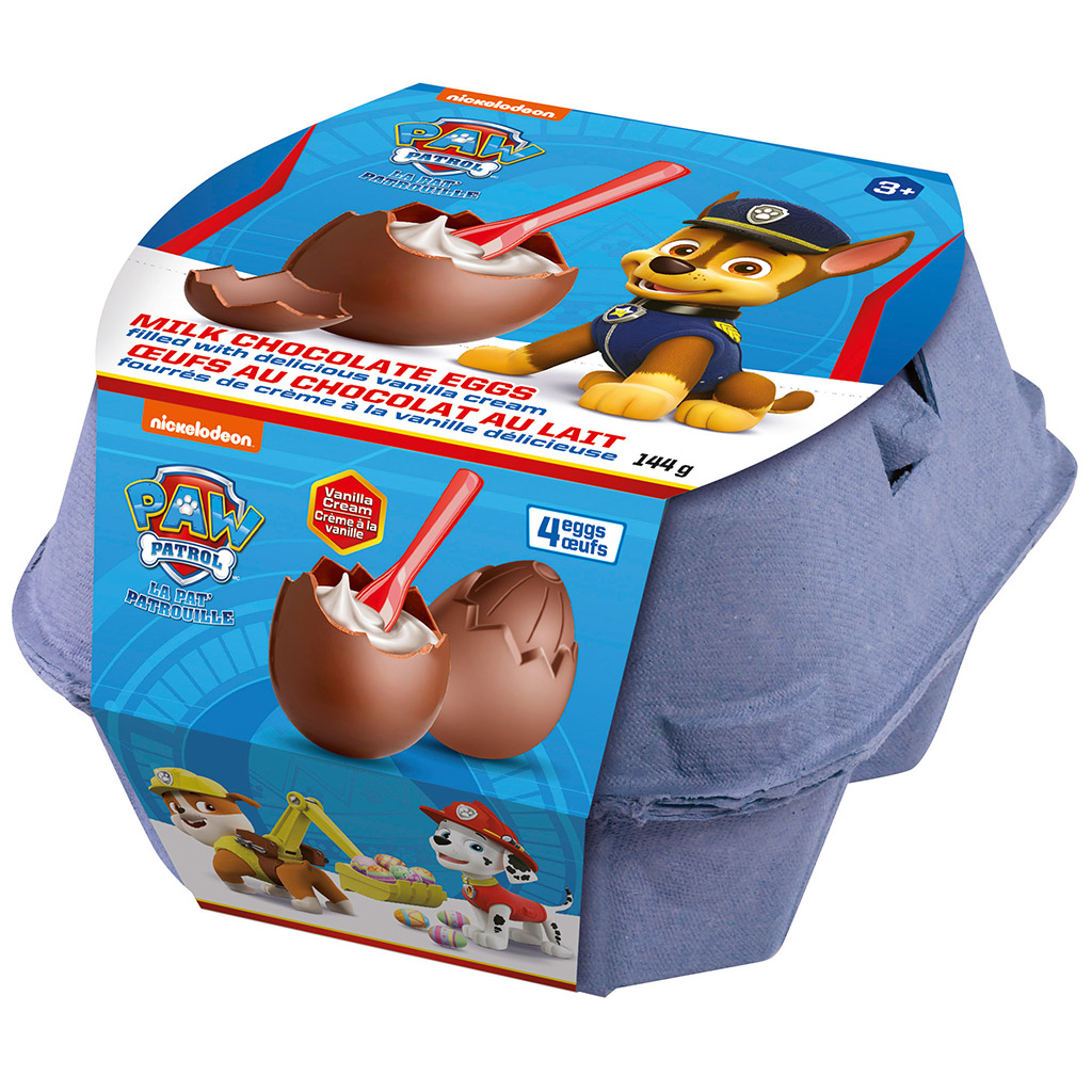 Paw Patrol Chocolate Egg Carton