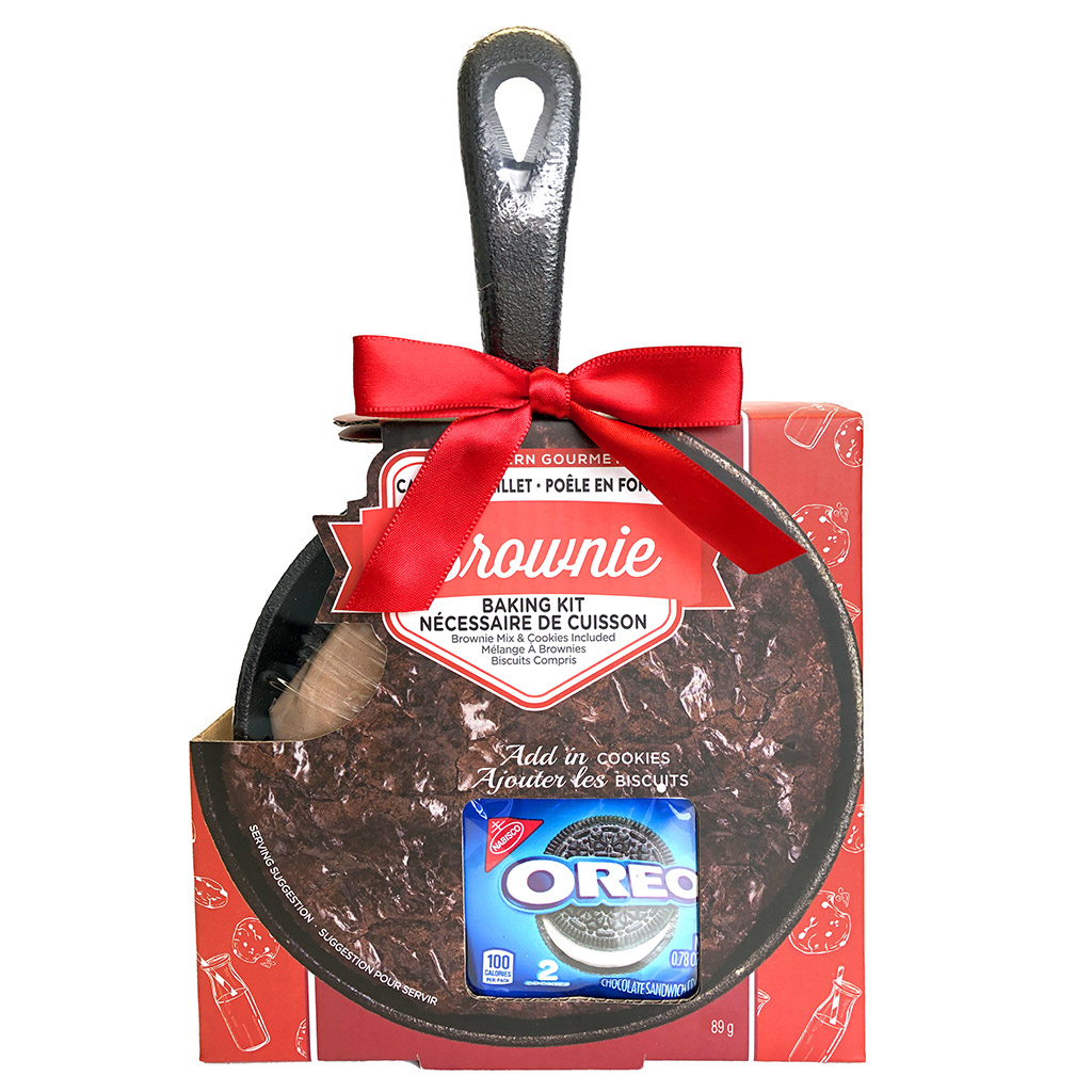 Brownie Baking Kit – Cast Iron Skillet with Oreo