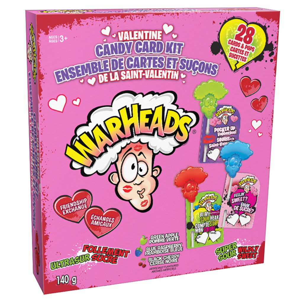 Warheads Candy Card Kit