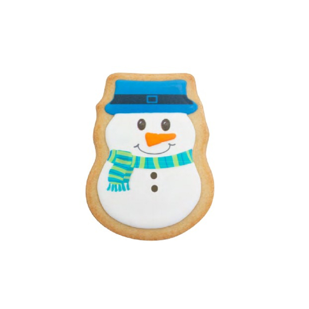 Snowman Decorated Cookie