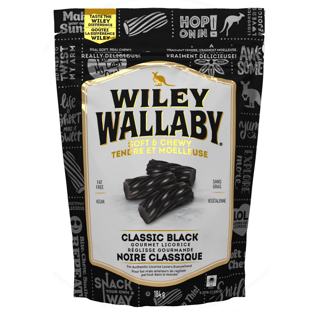 Wiley Wallaby Licorice Black